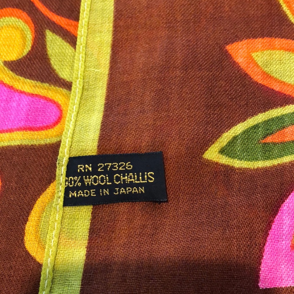 bright floral scarf - Picture 2 of 2